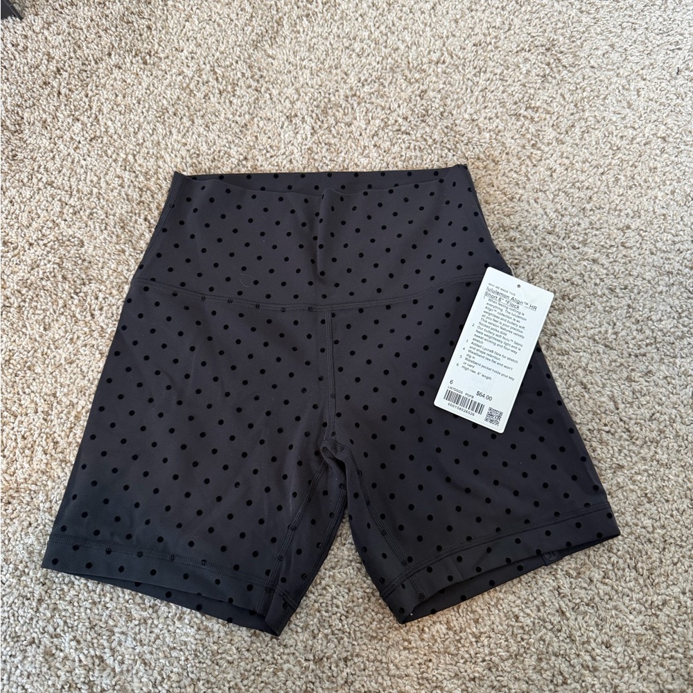 Lululemon Align Polka Dot Shorts 6 inch